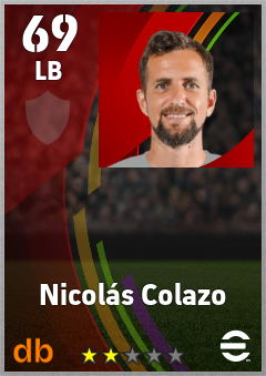 Nicolás Colazo eFootball player card