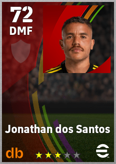 Jonathan dos Santos eFootball player card
