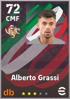 Alberto Grassi eFootball player card