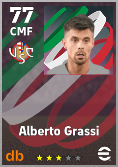 Alberto Grassi — CMF, OVR 77, MAX 77