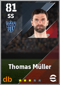 Thomas Müller eFootball player card