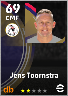 Jens Toornstra — CMF, OVR 69, MAX 69