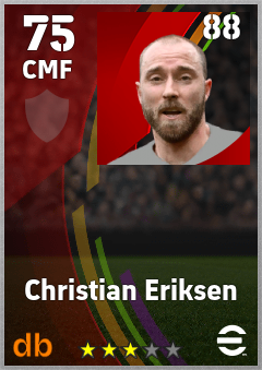 Christian Eriksen eFootball player card