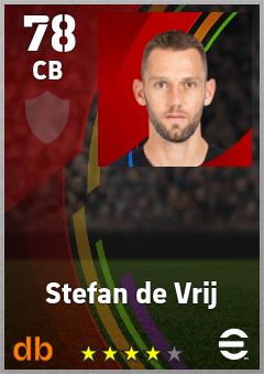 Stefan de Vrij eFootball player card