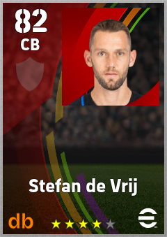 Stefan de Vrij eFootball player card