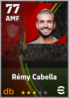 Rémy Cabella — AMF, OVR 77, MAX 77