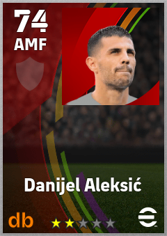 Danijel Aleksić — AMF, OVR 74, MAX 74