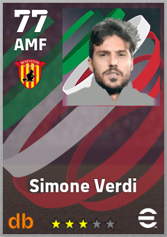 Simone Verdi — AMF, OVR 77, MAX 77