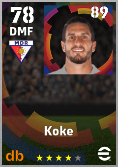 Koke eFootball player card