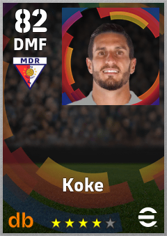 Koke eFootball player card