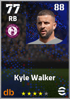 Kyle Walker eFootball player card