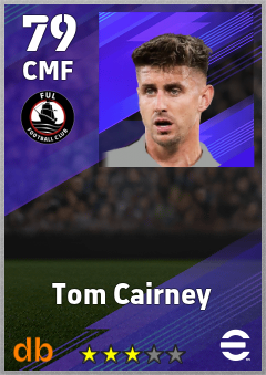 Tom Cairney — CMF, OVR 79, MAX 79