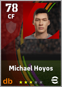 Michael Hoyos eFootball player card