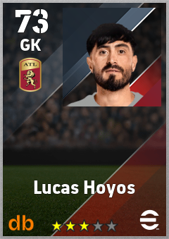 Lucas Hoyos — GK, OVR 73, MAX 73