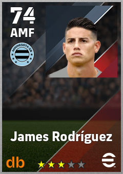 James Rodríguez eFootball player card