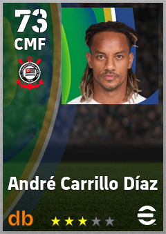 André Carrillo Díaz — CMF, OVR 73, MAX 73
