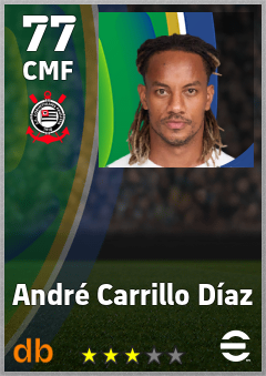 André Carrillo Díaz — CMF, OVR 77, MAX 77