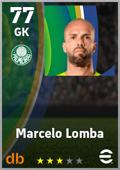 Marcelo Lomba — GK, OVR 77, MAX 77