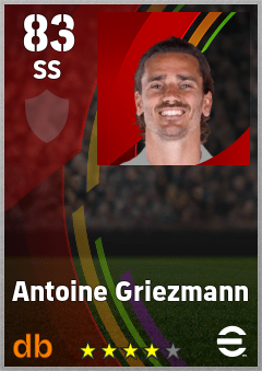 Antoine Griezmann eFootball player card