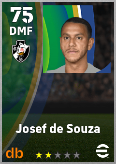 Josef de Souza — DMF, OVR 75, MAX 75