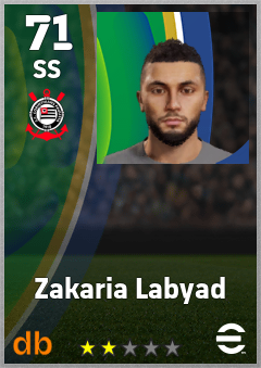 Zakaria Labyad — SS, OVR 71, MAX 71