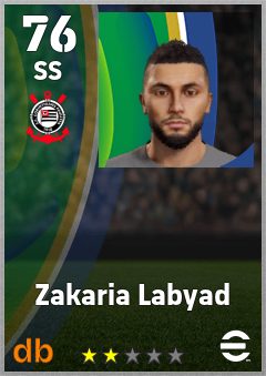 Zakaria Labyad — SS, OVR 76, MAX 76