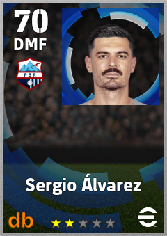 Sergio Álvarez — DMF, OVR 70, MAX 70