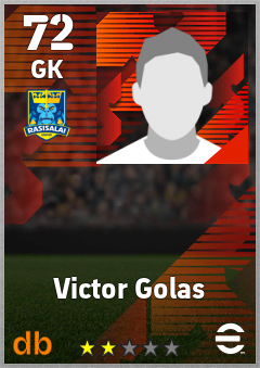 Victor Golas — GK, OVR 72, MAX 72
