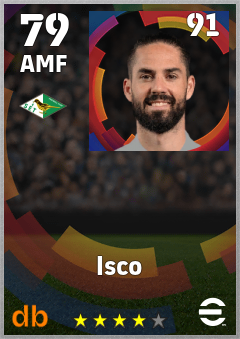 Isco eFootball player card
