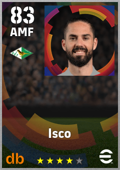 Isco eFootball player card