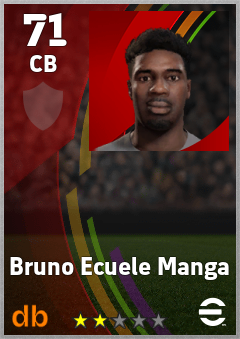 Bruno Ecuele Manga eFootball player card