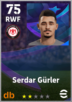 Serdar Gürler eFootball player card