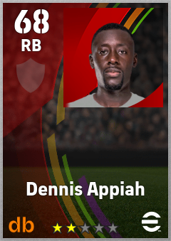 Dennis Appiah eFootball player card