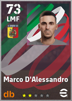 Marco D'Alessandro — LMF, OVR 73, MAX 73