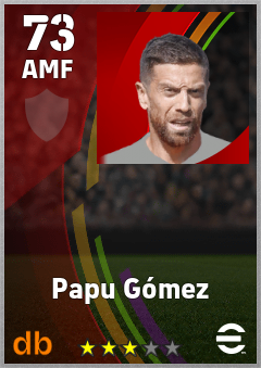 Papu Gómez eFootball player card