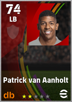 Patrick van Aanholt eFootball player card