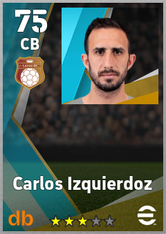 Carlos Izquierdoz — CB, OVR 75, MAX 75
