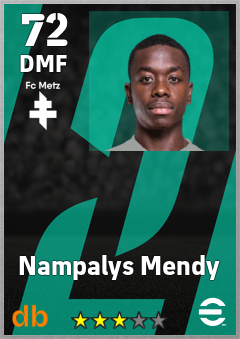Nampalys Mendy eFootball player card
