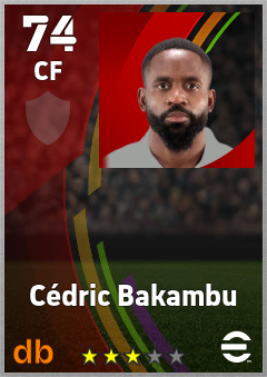 Cédric Bakambu eFootball player card