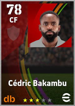 Cédric Bakambu eFootball player card