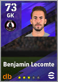Benjamin Lecomte eFootball player card