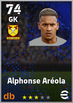 Alphonse Aréola eFootball player card