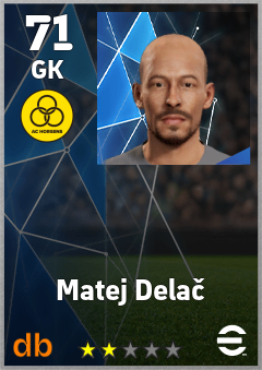 Matej Delač eFootball player card