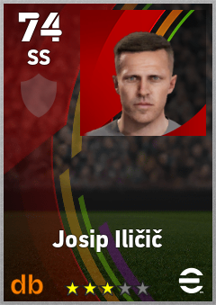 Josip Iličič eFootball player card