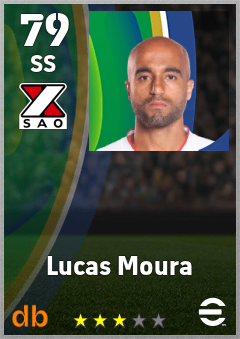 Lucas Moura eFootball player card