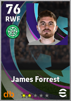 James Forrest eFootball player card