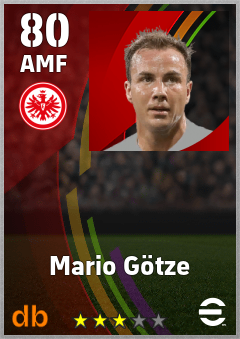 Mario Götze — AMF, OVR 80, MAX 80
