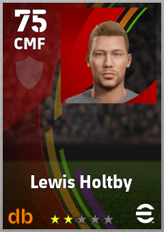 Lewis Holtby — CMF, OVR 75, MAX 75