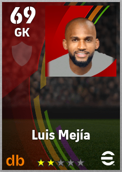 Luis Mejía — GK, OVR 69, MAX 69