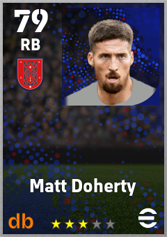 Matt Doherty — RB, OVR 79, MAX 79